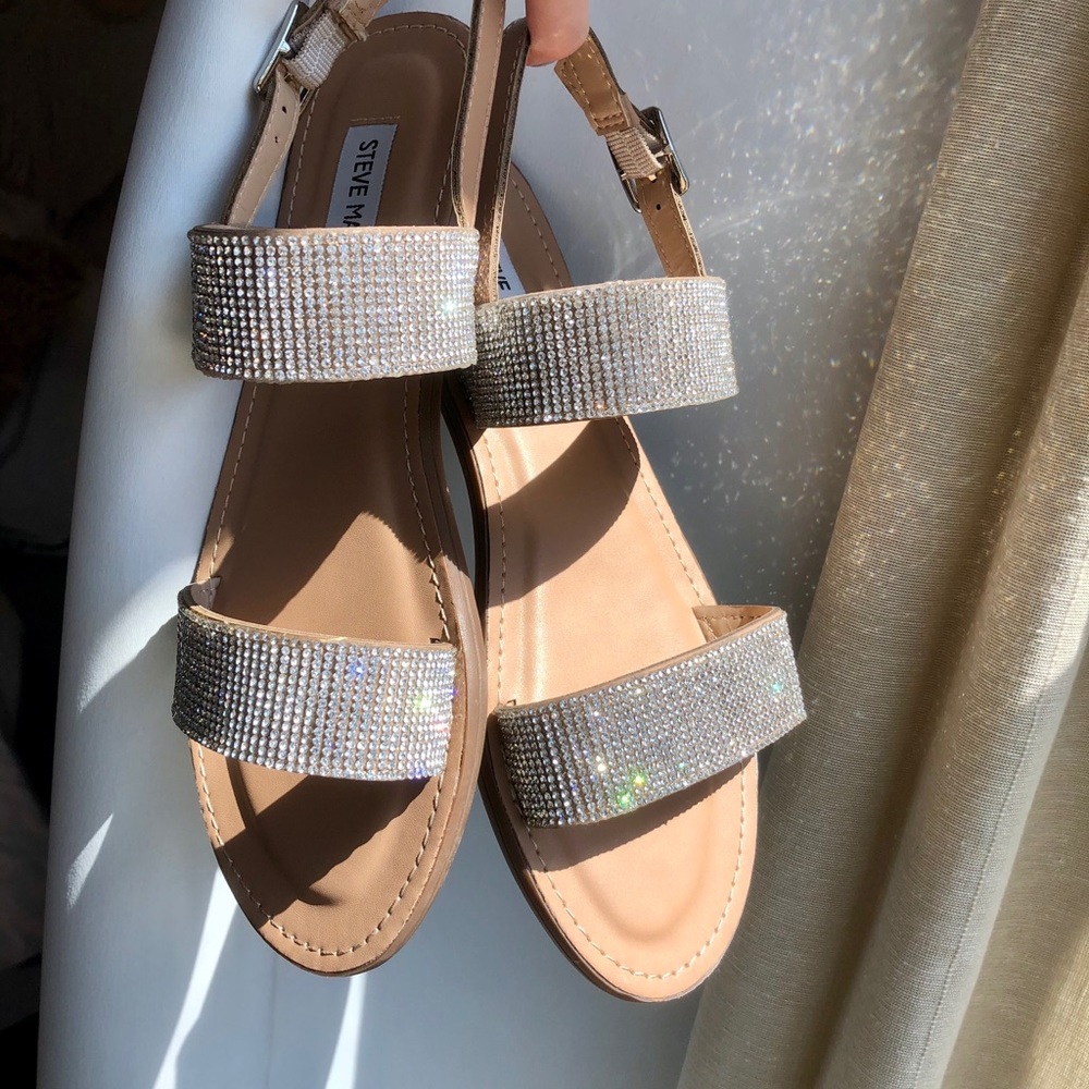 Steve Madden Marisa Rhinestone Sandals